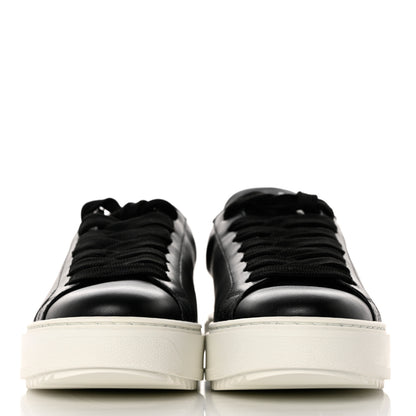 Louis Vuitton Calfskin Time Out Sneakers 38 Black 2 of 8