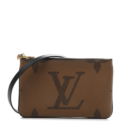 Louis Vuitton Reverse Monogram Giant Double Zip Pochette 1 of 11