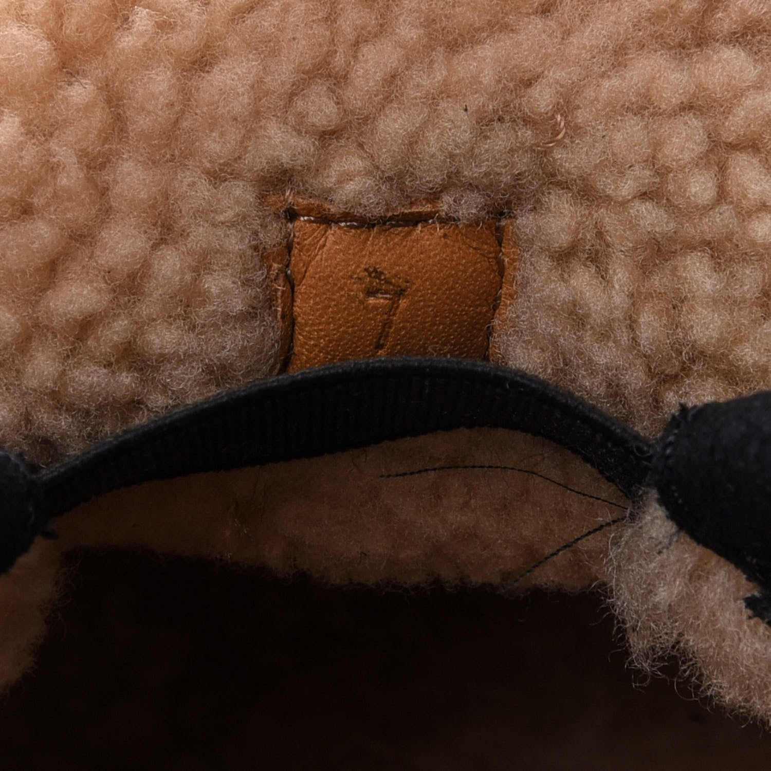 Gucci Suede Shearling Mens Harald Horsebit Ankle Boots 7 Black Butterscotch 9 of 10