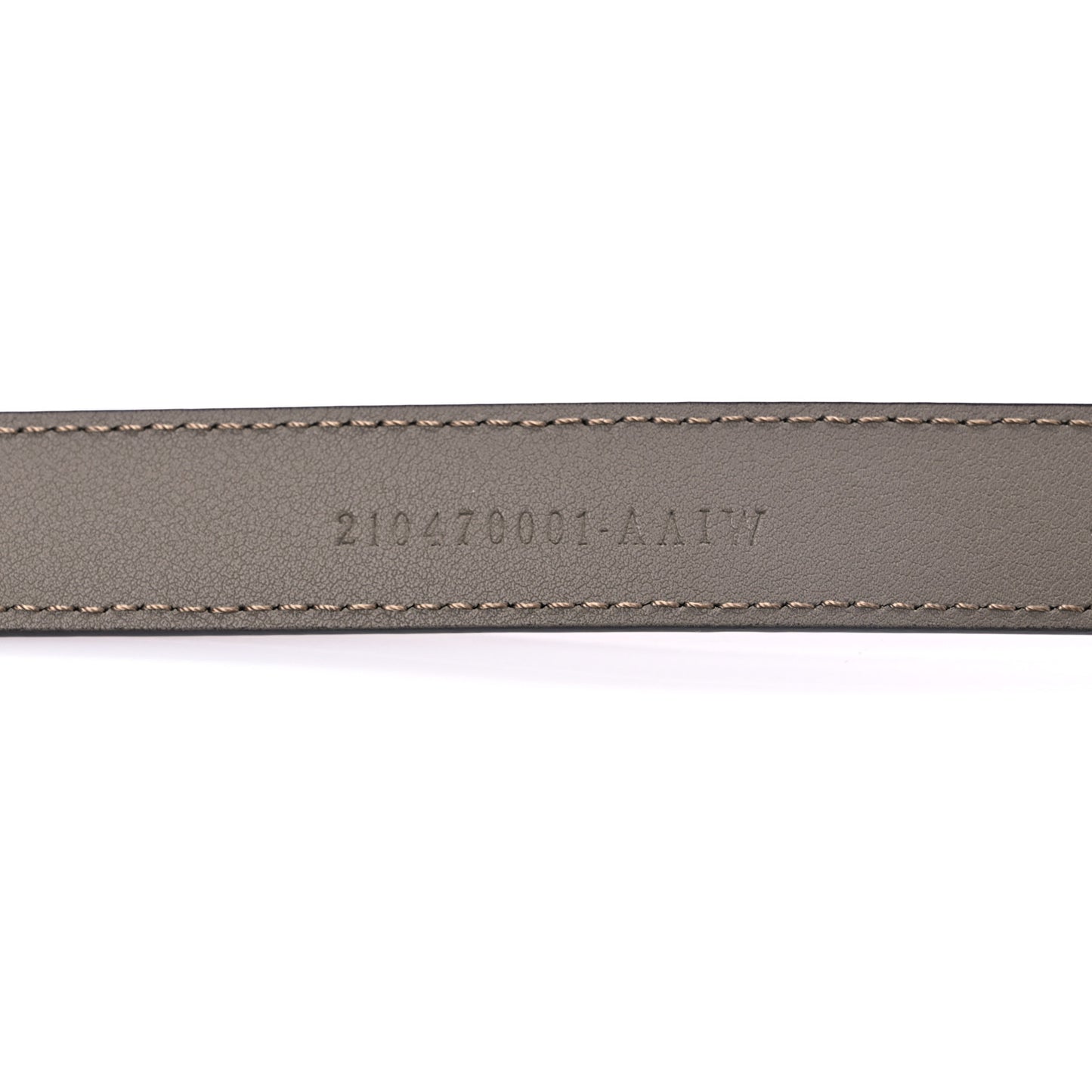 Vitello King FF 2CM Belt 90 36 Grey