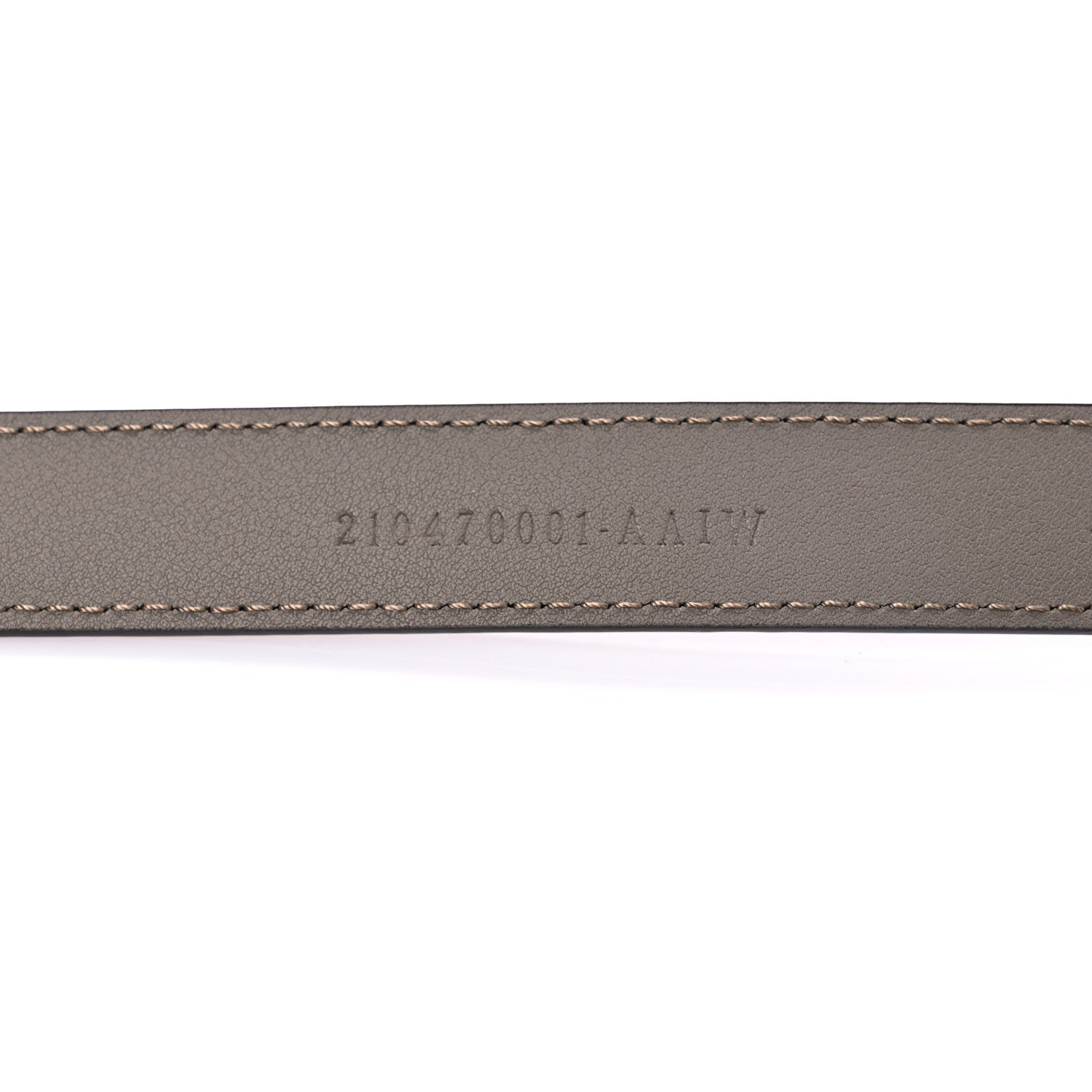 Fendi Vitello King FF 2CM Belt 90 36 Grey 4 of 6
