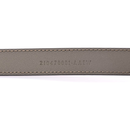 Fendi Vitello King FF 2CM Belt 90 36 Grey 4 of 6