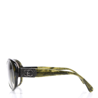 Chanel CC Turnlock Sunglasses 5235-Q Green 3 of 9