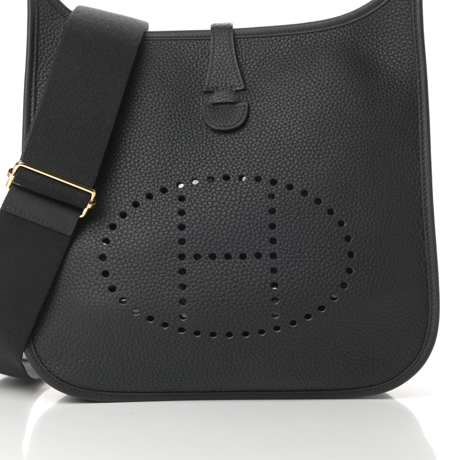Hermes Taurillon Clemence Evelyne III PM Black 8 of 11