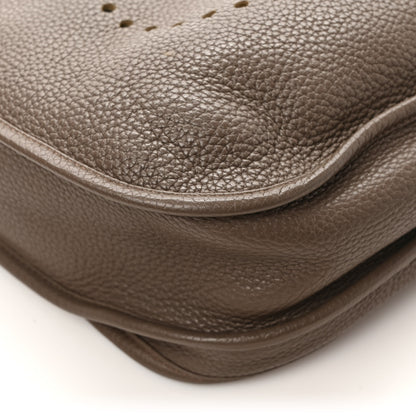 Hermes Taurillon Clemence Evelyne III GM Etain 9 of 10