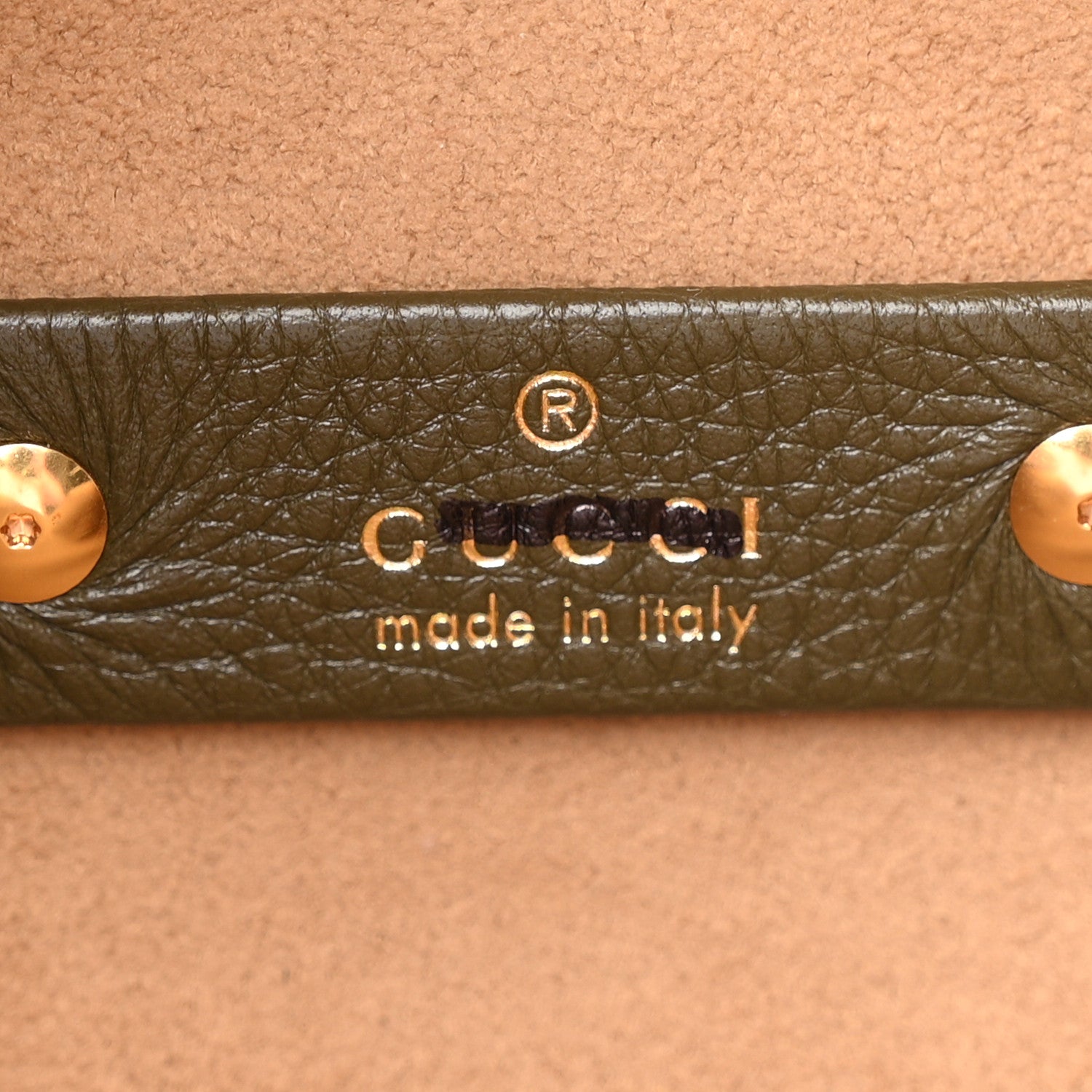 Gucci Grained Calfskin Softbit Maxi Shoulder Bag Forest Green 7 of 11