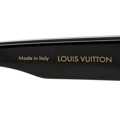 Louis Vuitton Acetate Swarovski Crystal Cyclone Sunglasses Z2053W Black 5 of 8