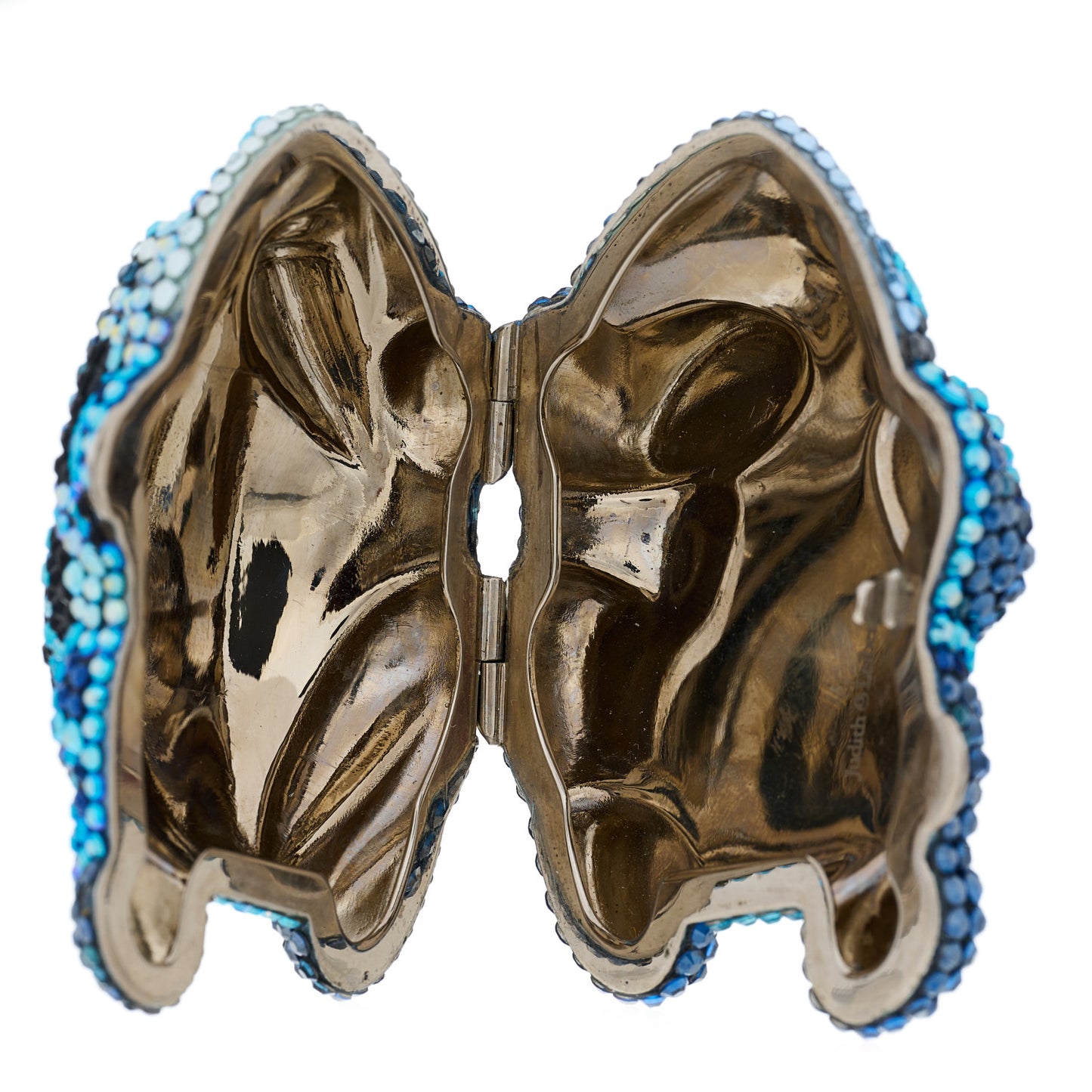 Swarovski Crystal Frog Minaudiere Pill Box