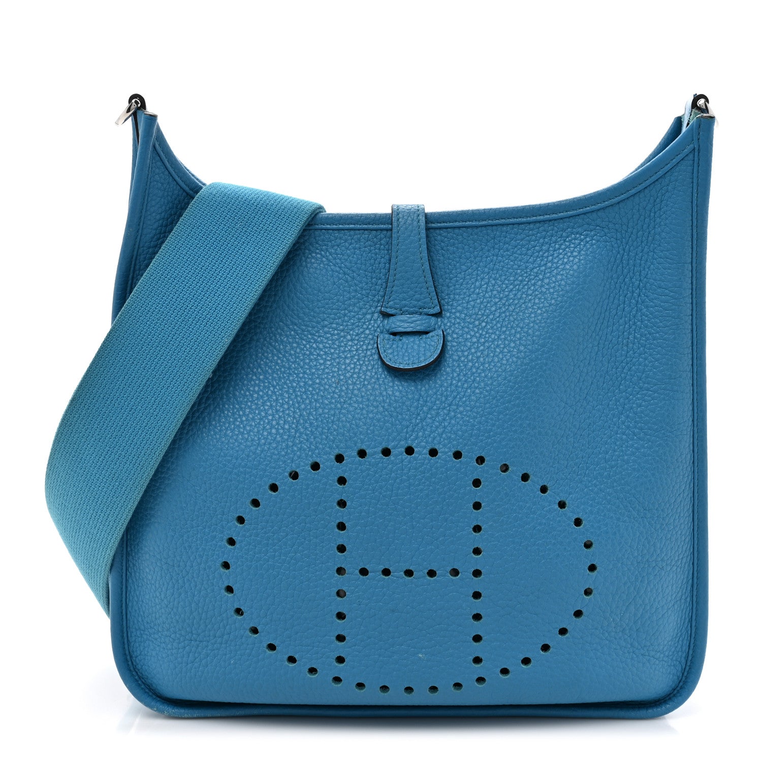 Hermes Taurillon Clemence Evelyne III PM Bleu Zanzibar 1 of 18