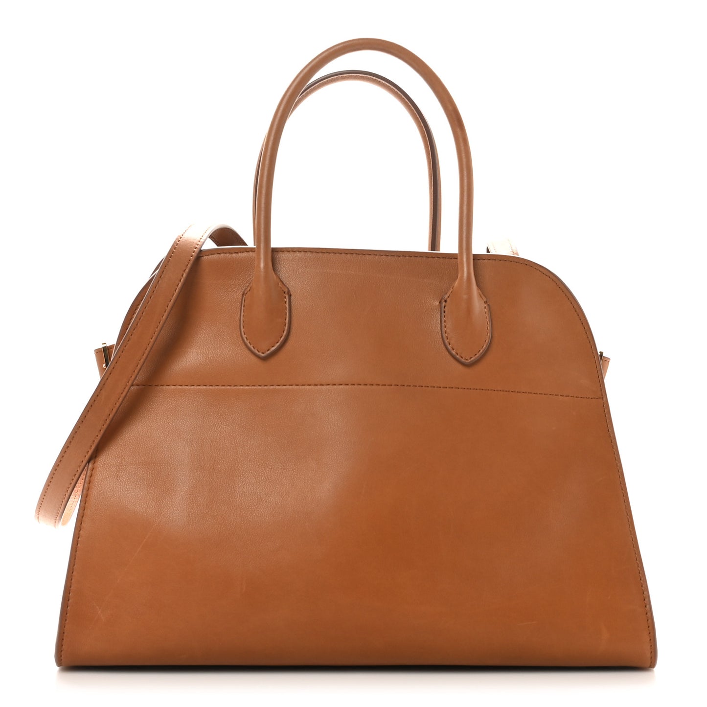 Polished Saddle Calfskin Soft Margaux 12 Cuir