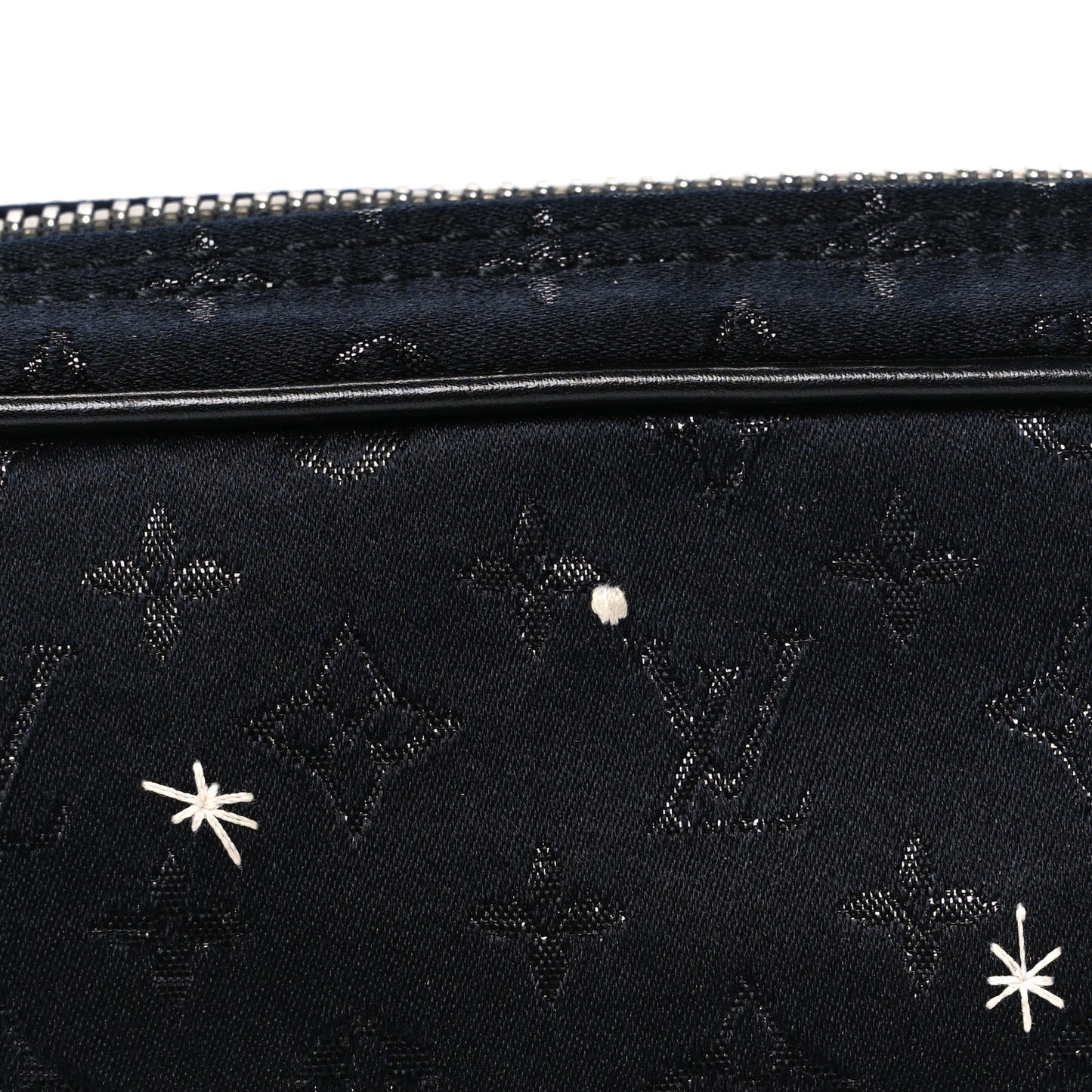 Satin Mini Monogram Conte De Fees Pochette Black