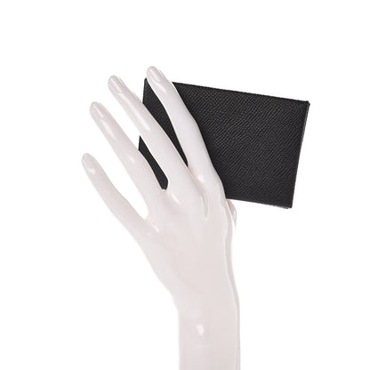 Hermes Epsom Calvi Card Case Black 2 of 8