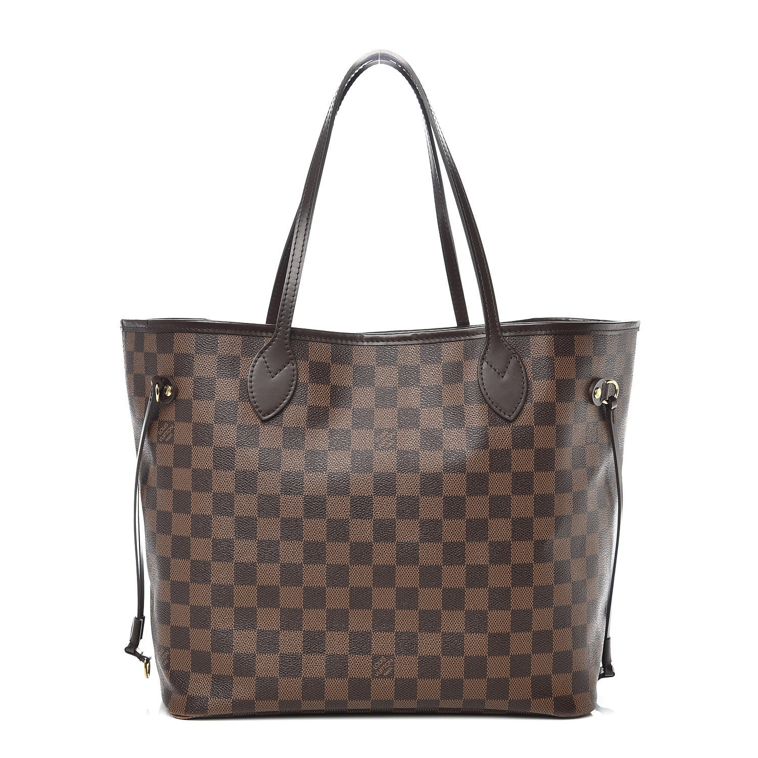 Louis Vuitton Damier Ebene Neo Neverfull MM Rose Ballerine 3 of 11