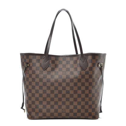 Louis Vuitton Damier Ebene Neo Neverfull MM Rose Ballerine 3 of 11