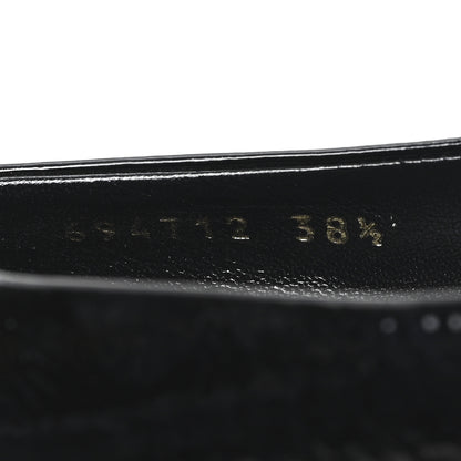 Balenciaga Shiny Calfskin BB Square Knife 80mm Pumps 38.5 Black 9 of 9
