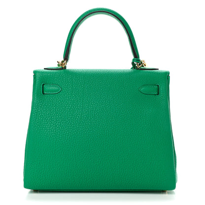 Hermes Togo Kelly Retourne 25 Menthe 3 of 36