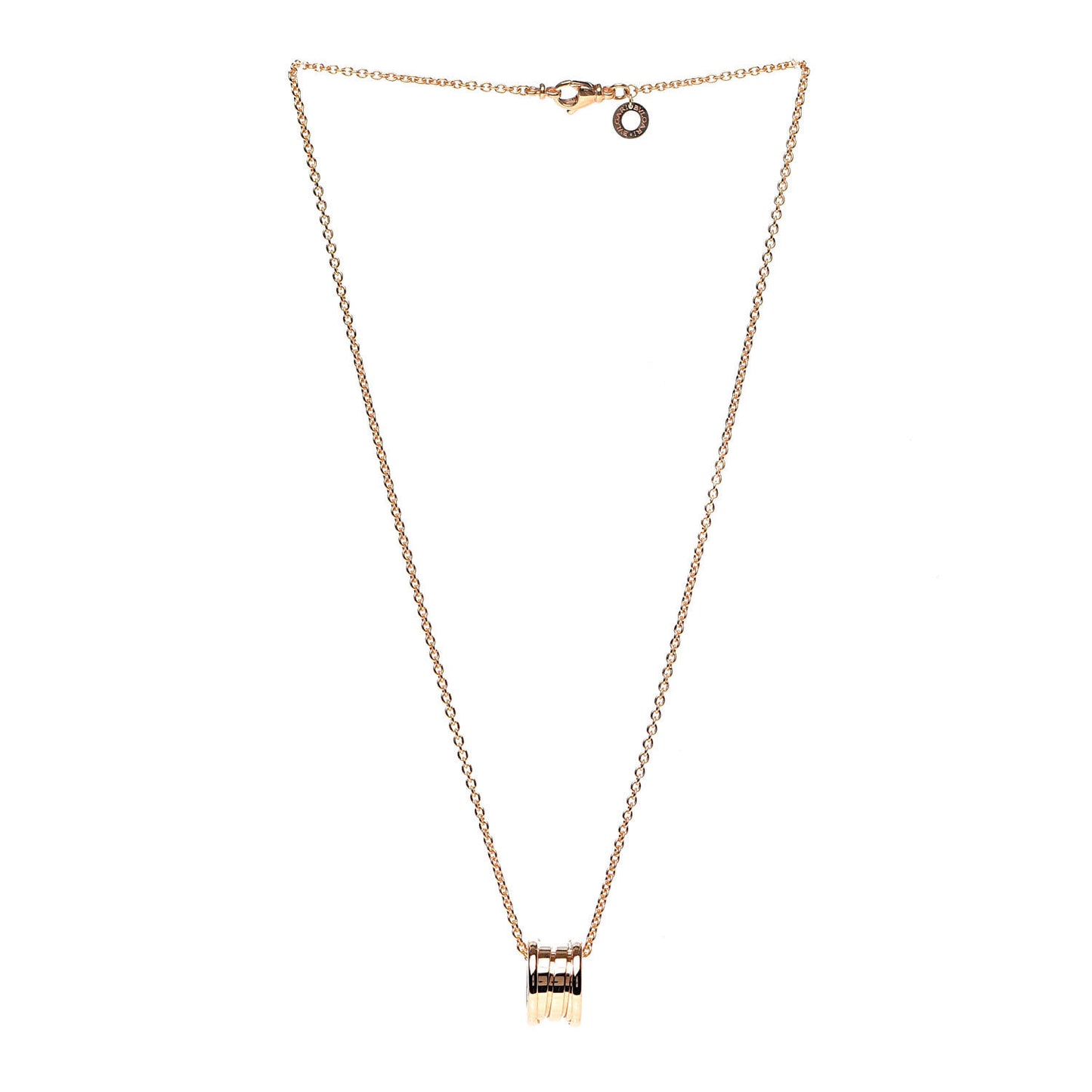 18K Rose Gold B.Zero1 Pendant Necklace