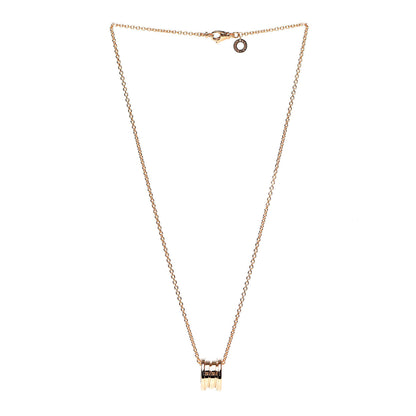 Bulgari 18K Rose Gold B.Zero1 Pendant Necklace 3 of 6