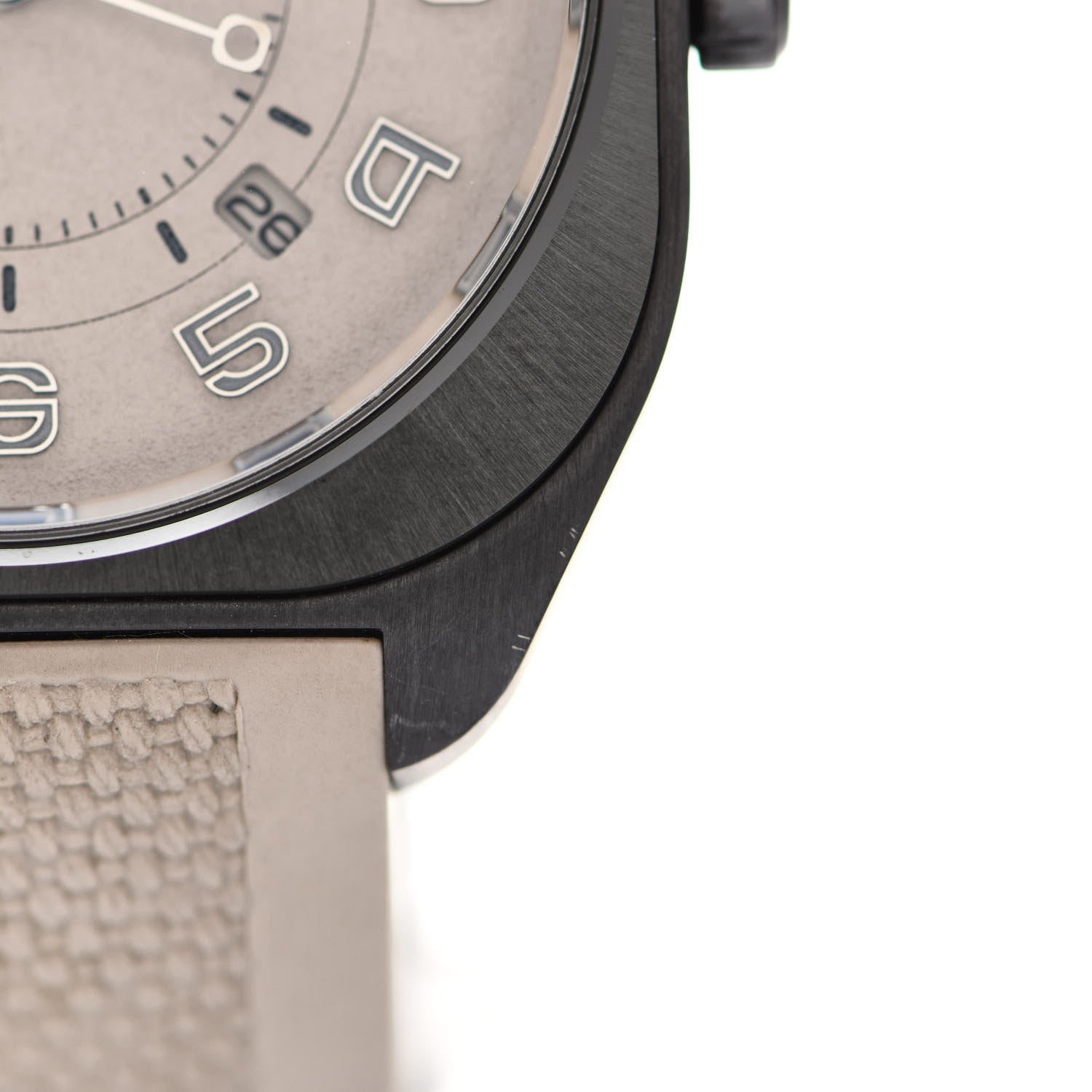 Hermes Titanium Rubber 39mm H08 Special Edition Automatic Watch Taupe 5 of 6