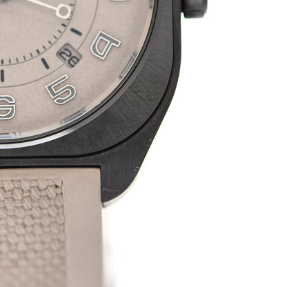 Hermes Titanium Rubber 39mm H08 Special Edition Automatic Watch Taupe 5 of 6