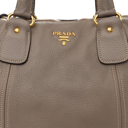 Prada Vitello Daino Shoulder Bag Argilla 9 of 16
