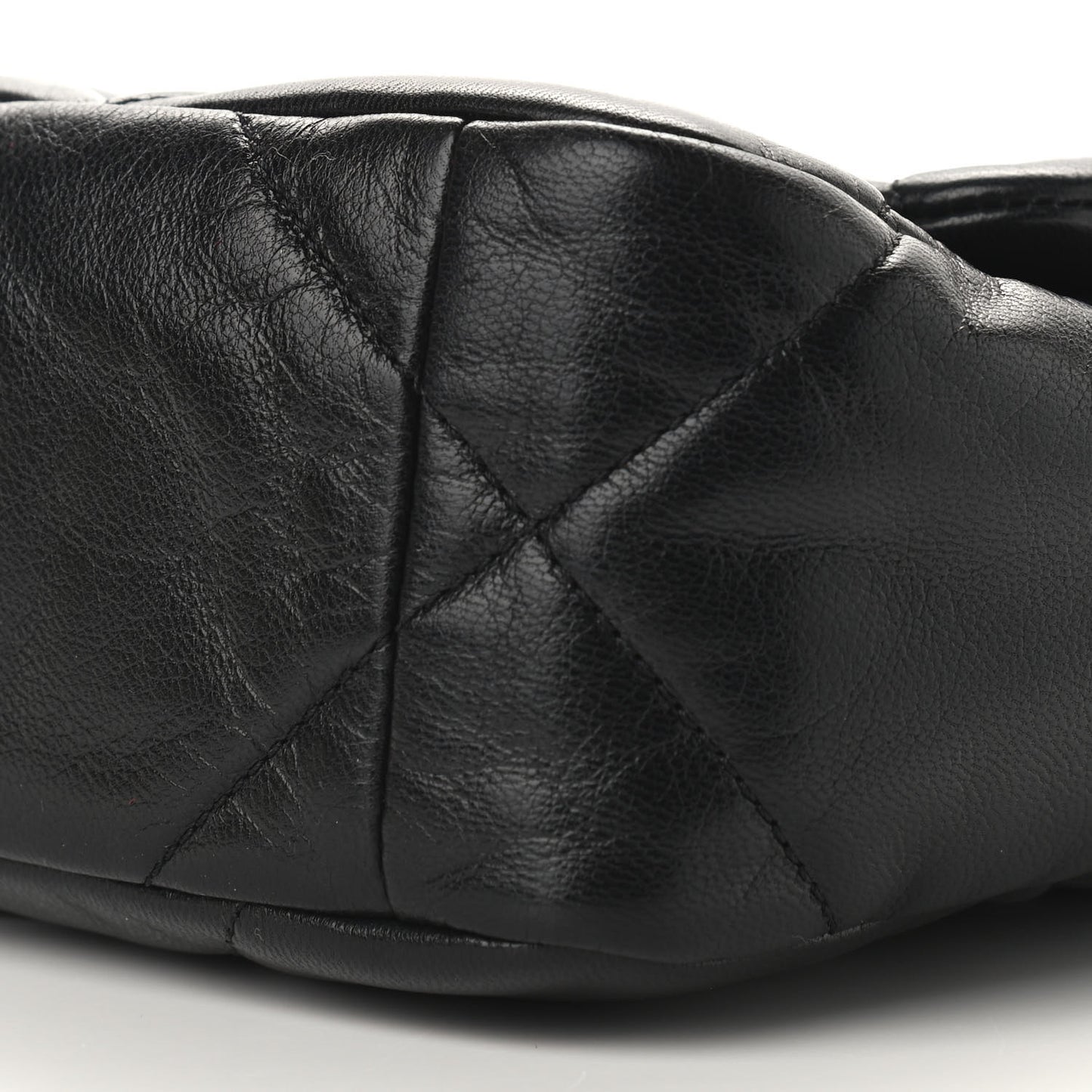 Goatskin Quilted Medium Chanel 19 Flap Black