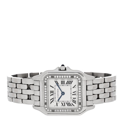Cartier Stainless Steel Diamond 27mm Panthere Quartz Watch 2 of 5