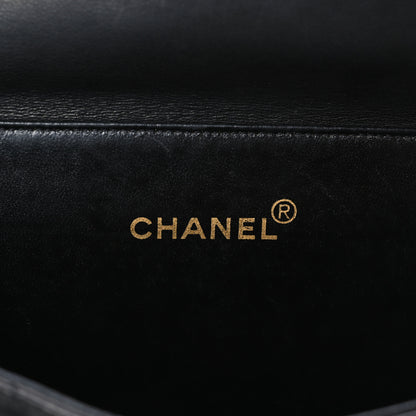 Chanel Lambskin Quilted Medium Double Sided Flap Black 7 of 12