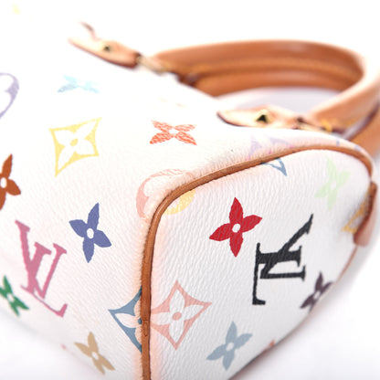 Louis Vuitton Monogram Multicolor Mini Sac HL Speedy White 9 of 15
