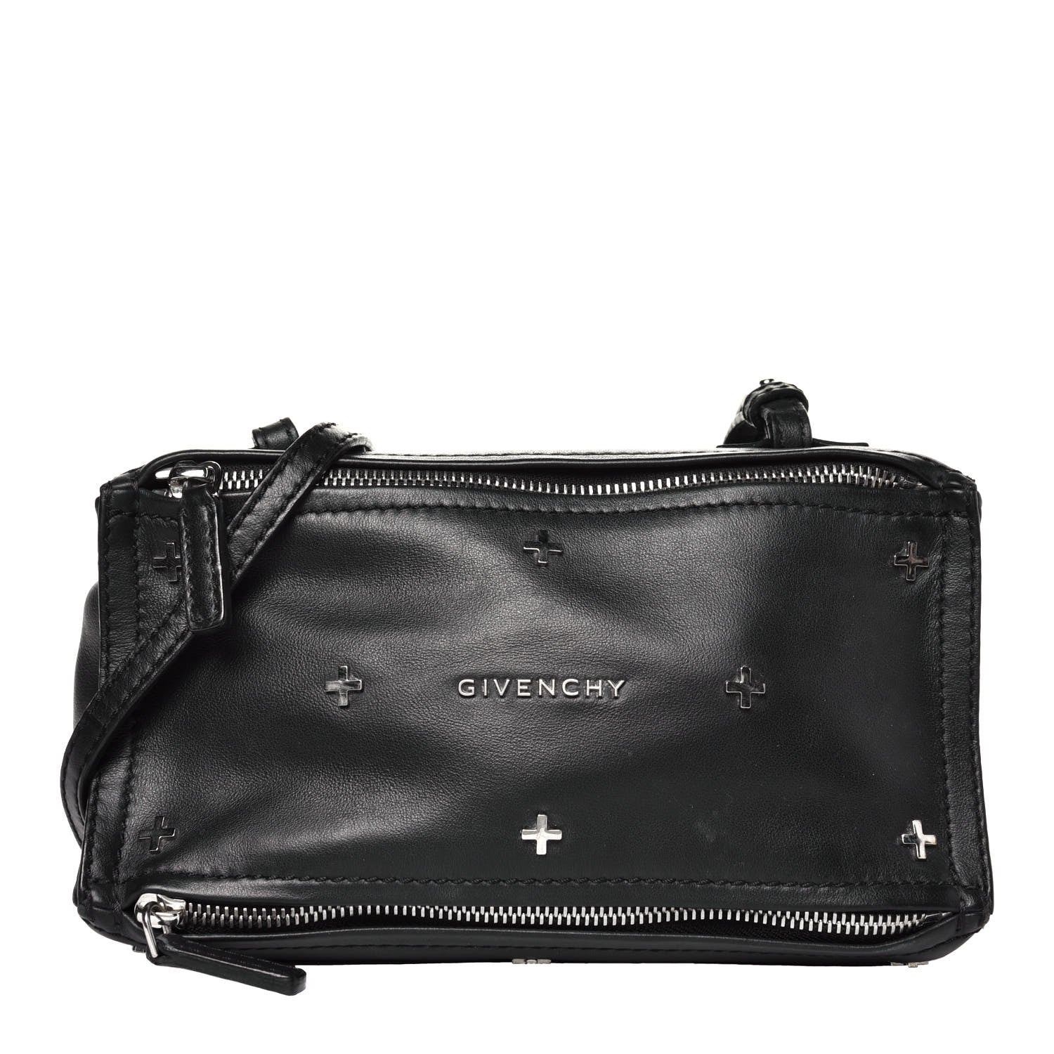 Givenchy Calfskin Cross Mini Chain Pandora Black 1 of 4
