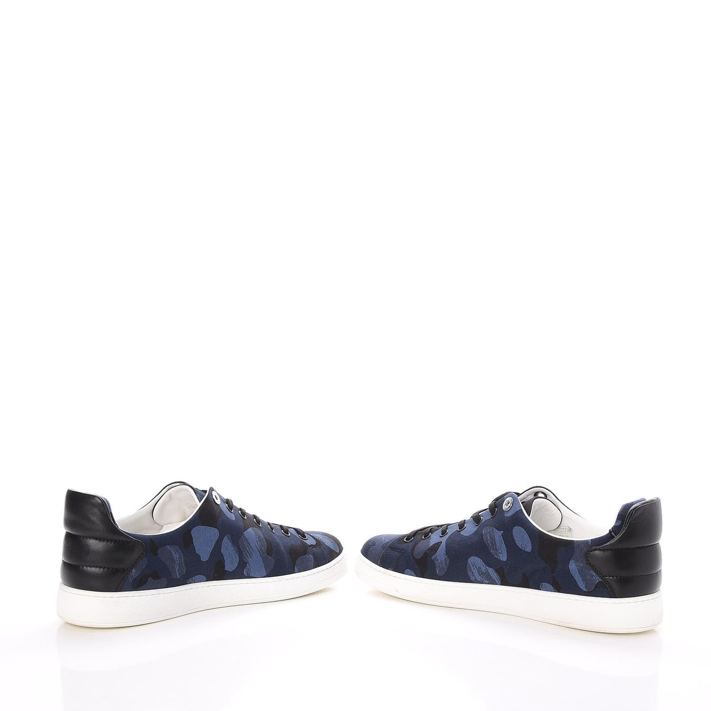 Mens Camouflage Front Row Low Top Sneakers 8.5 Blue