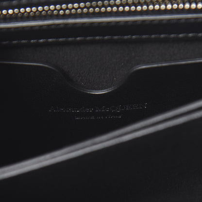 Alexander McQueen Calfskin Studded Knuckle Crossbody Bag Black 6 of 10