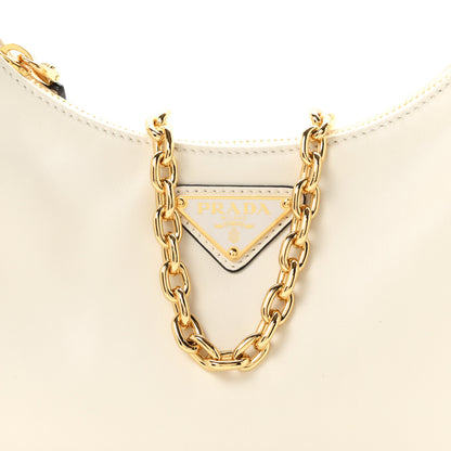 Prada Vitello Re-Edition 2005 Shoulder Bag White 8 of 10