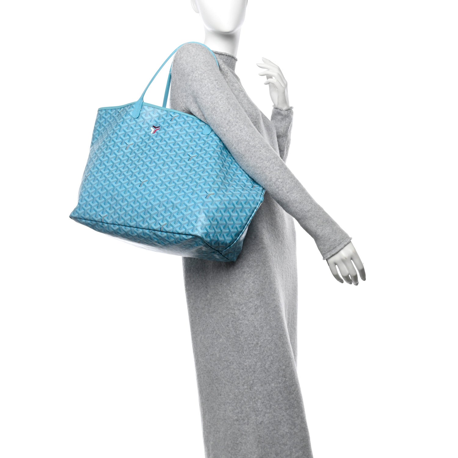 Goyard Goyardine Saint Louis GM Balise Beach Towel Set Turquoise 2 of 13