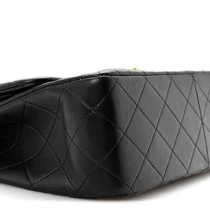 Chanel Lambskin Quilted Jumbo Double Flap Black 9 of 11
