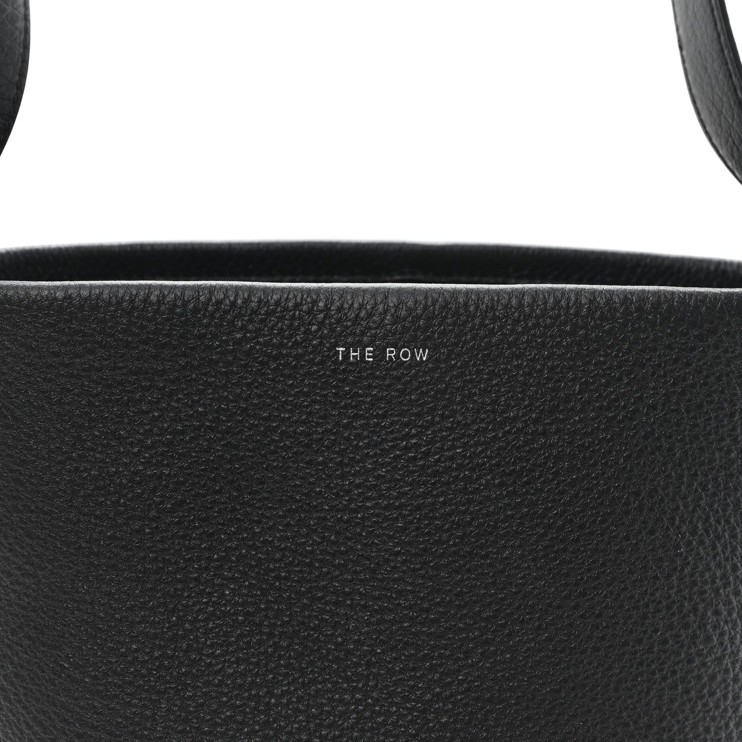 The Row Grained Calfskin Small N/S Park Tote Black 7 of 9