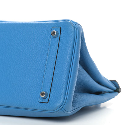 Hermes Togo Verso Birkin 30 Bleu Zanzibar Malachite 7 of 10