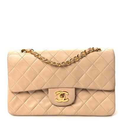 Chanel Lambskin Quilted Small Double Flap Beige 1 of 11
