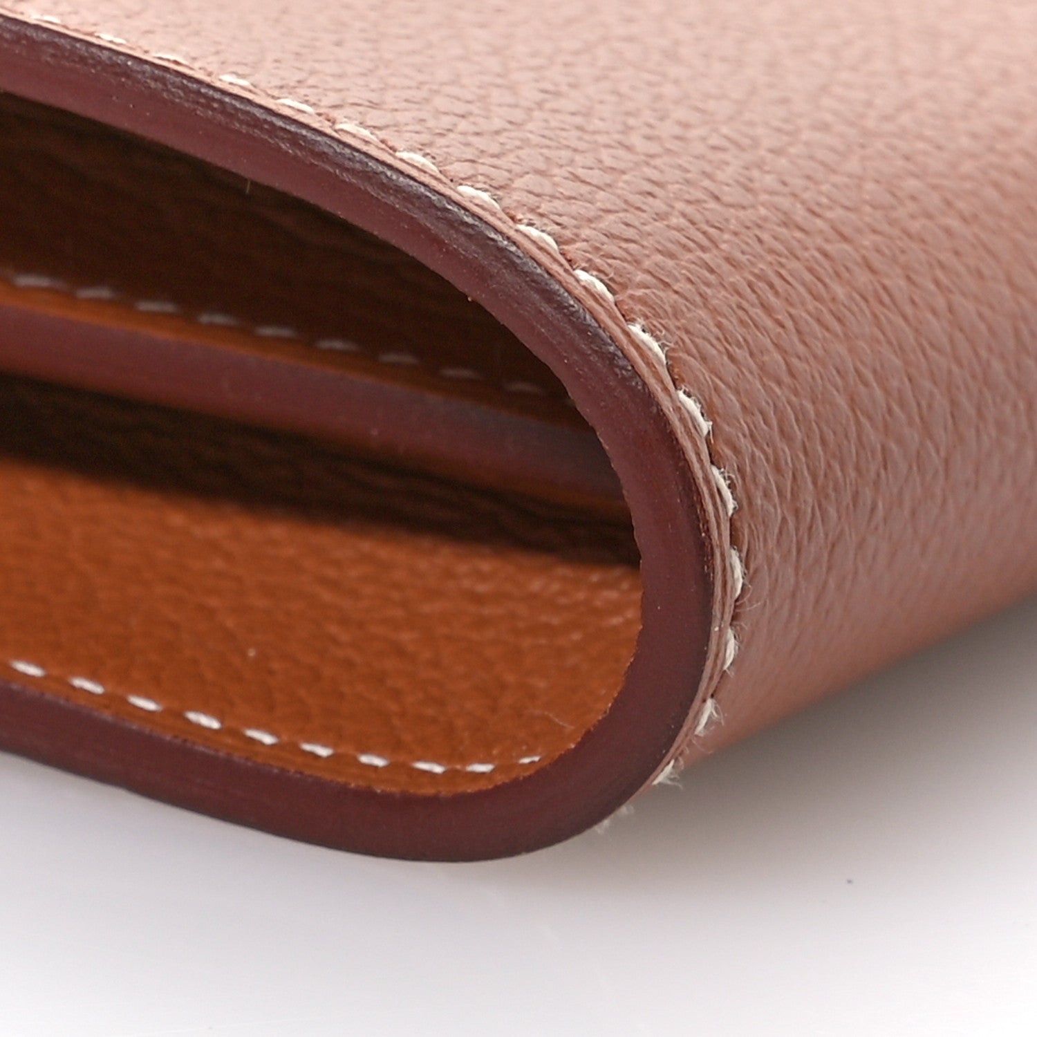 Hermes Evercolor Cavale Kelly Wallet To Go Gold 9 of 11