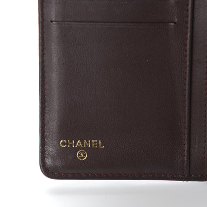 Chanel Lambskin Quilted Yen Wallet Black 7 of 10