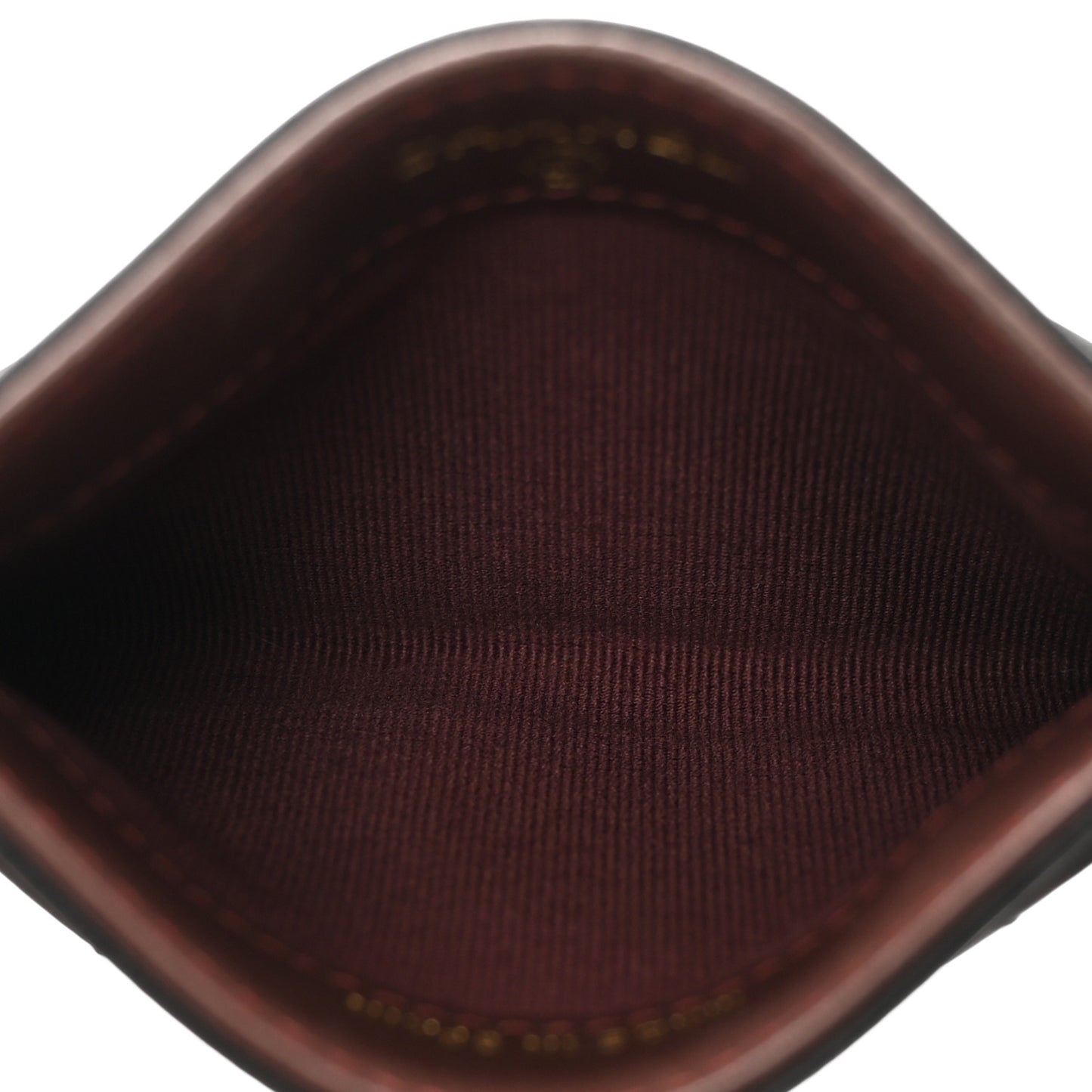 Lambskin Quilted Card Holder Black