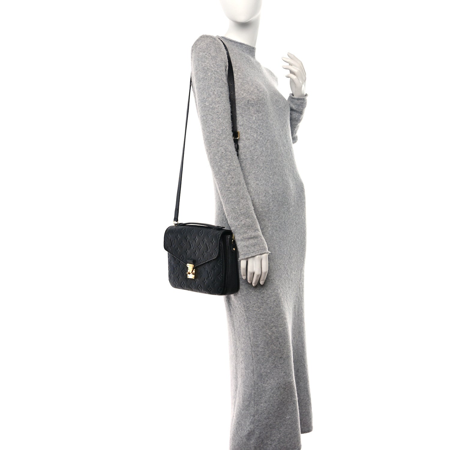 Louis Vuitton Empreinte Pochette Metis Black 2 of 12