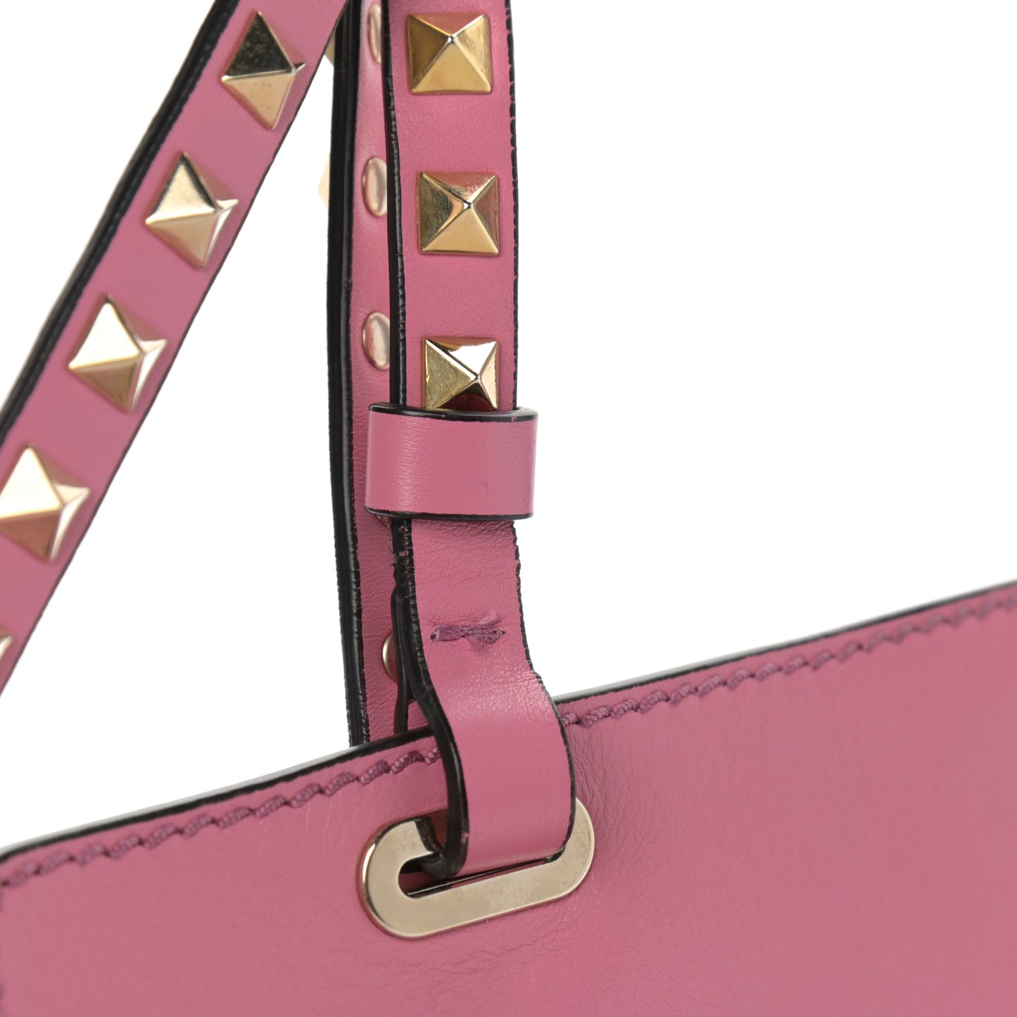 Vitello Small Rockstud Tote Ninphea