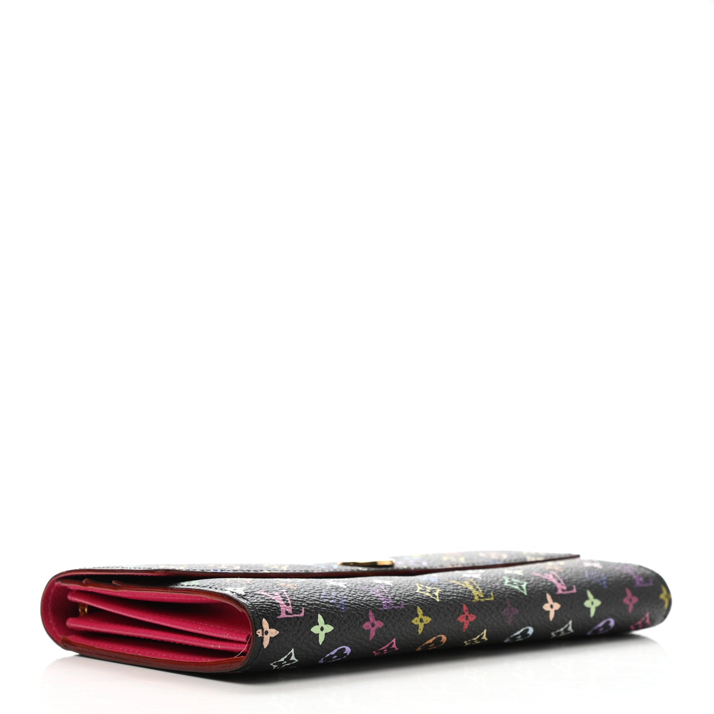 Monogram Multicolor Sarah Wallet Black Grenade