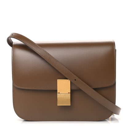 Celine Box Calfskin Medium Classic Box Flap Bag Camel 1 of 9