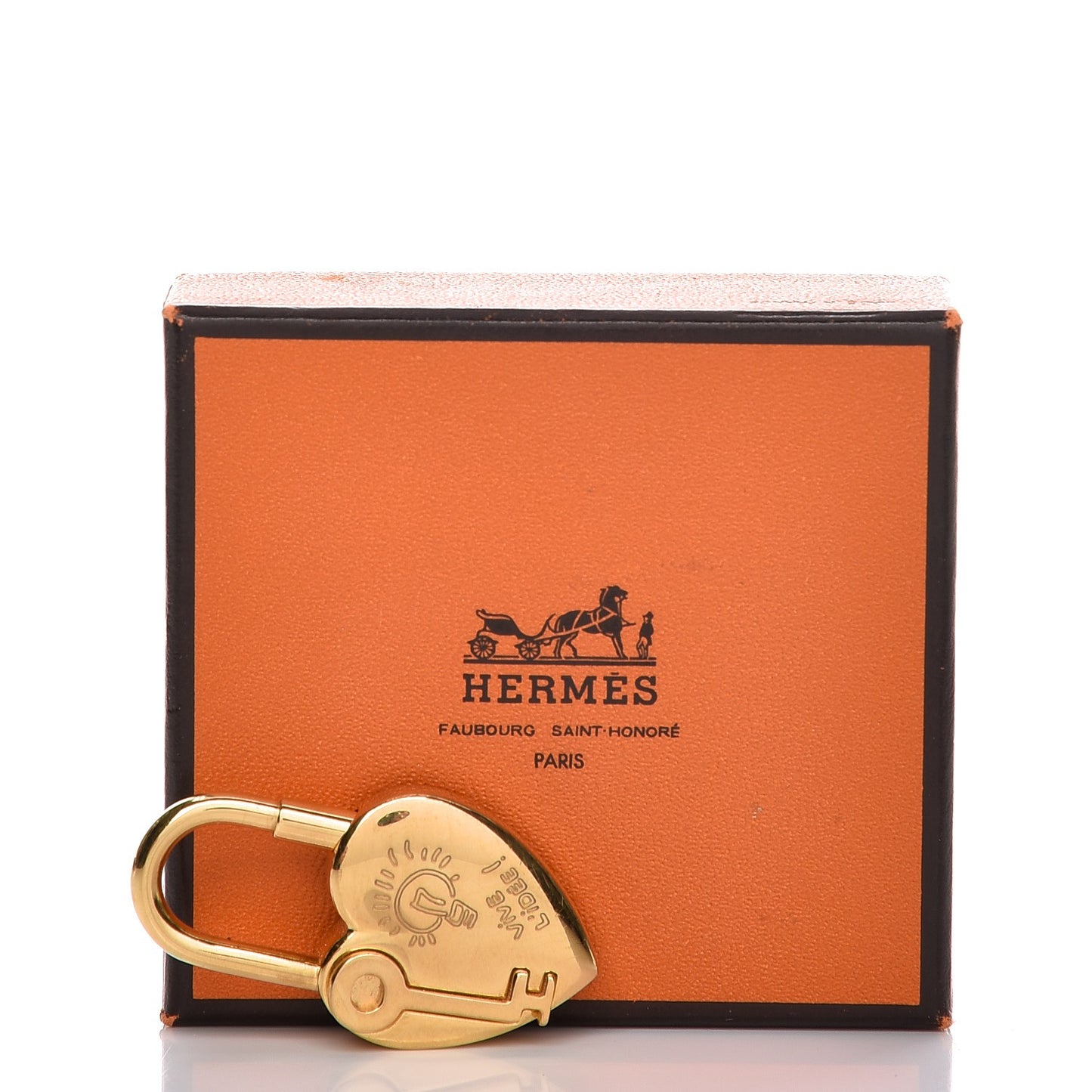 Annee De La Fantaisie Heart Cadena Lock Gold