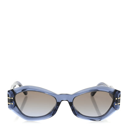 Christian Dior Acetate DiorSignature B1U Butterfly Sunglasses Blue 2 of 7