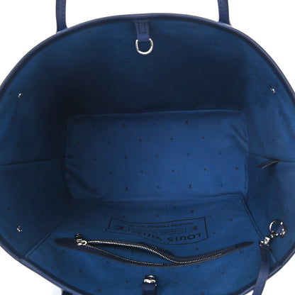 Louis Vuitton Monogram Escale Neverfull MM Blue 6 of 11