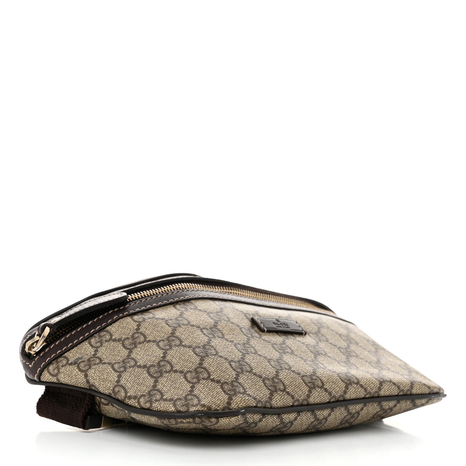Gucci GG Supreme Monogram Belt Bag Dark Brown 4 of 10