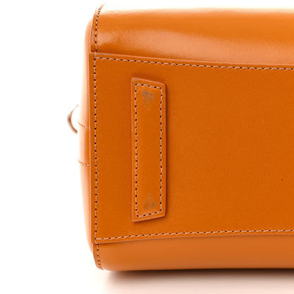 Givenchy Shiny Lord Calfskin Mini Antigona Pumpkin 20 of 27